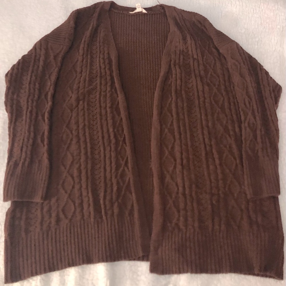 Woman’s Terra & Sky Brown Cardigan